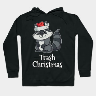 Trash Christmas Merry Trash Panda Raccoon Hoodie